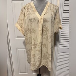 Belle by Kim Gravel Beige Blouse XL